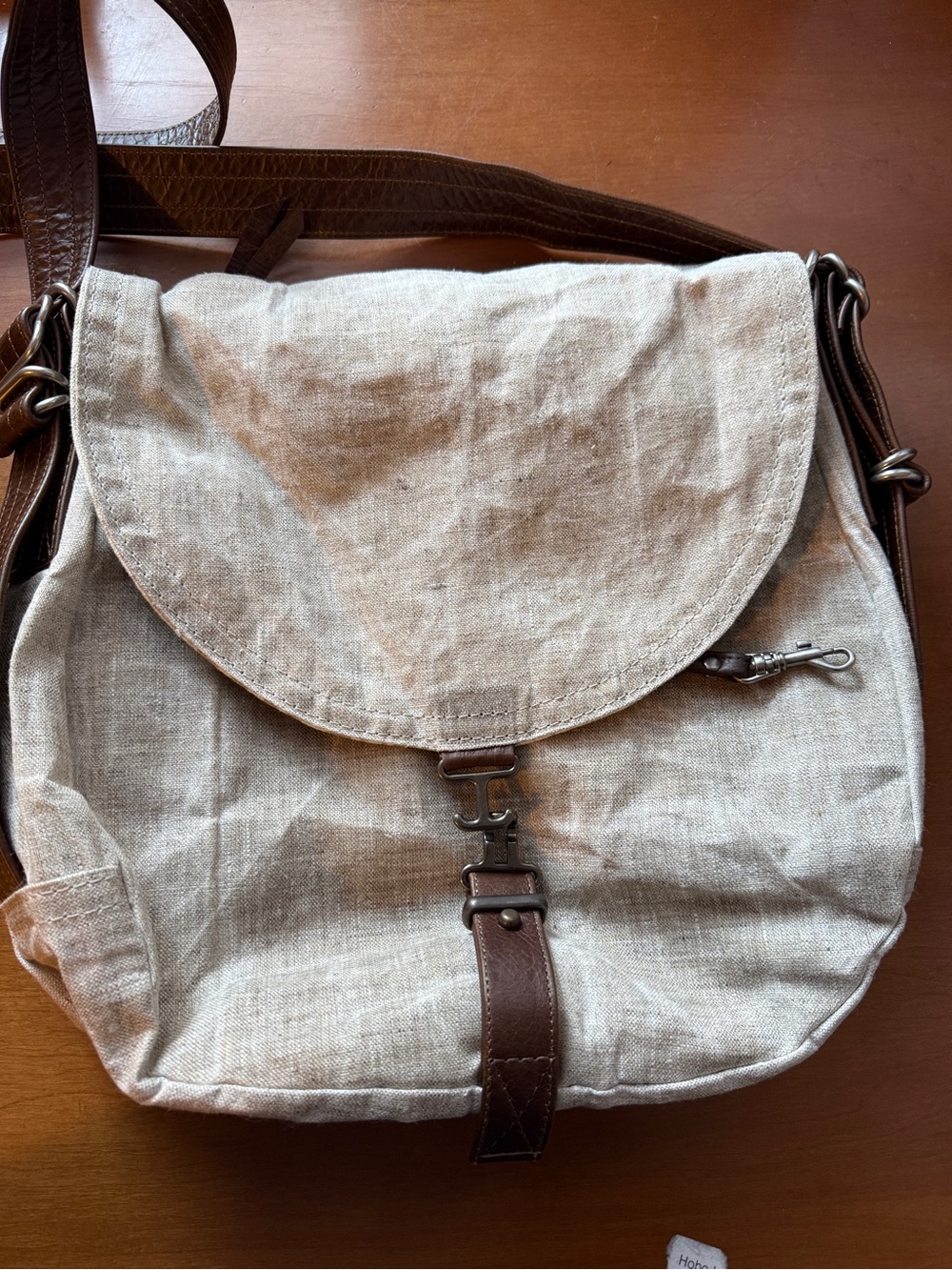 Rough and Tumble Beeswax Linen Bag